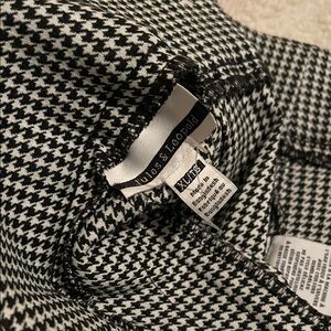 Jules & Leopold Black and White Houndstooth slacks